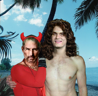 Illustration for article titled The Steve Jobs Photoshop Gallery of Good, Evil, and Awkwardness
